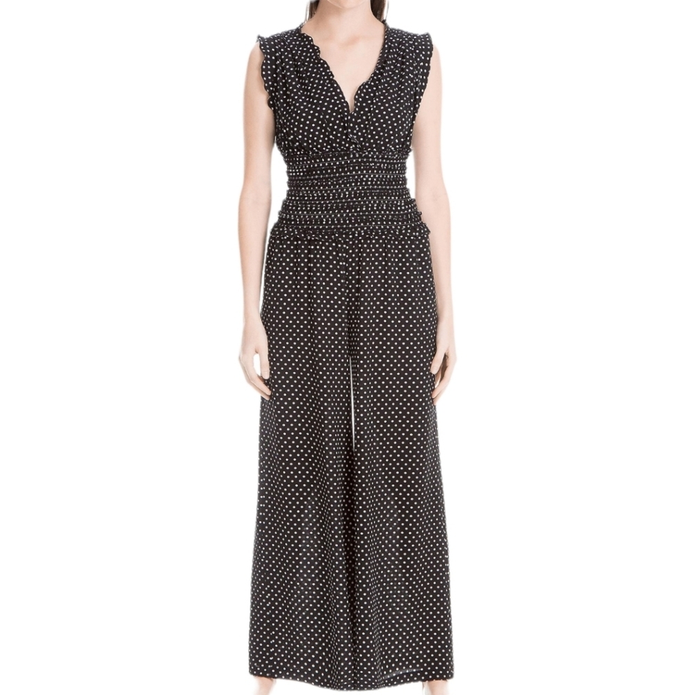 (W) Polka Dot Jumpsuit From Max Studio
